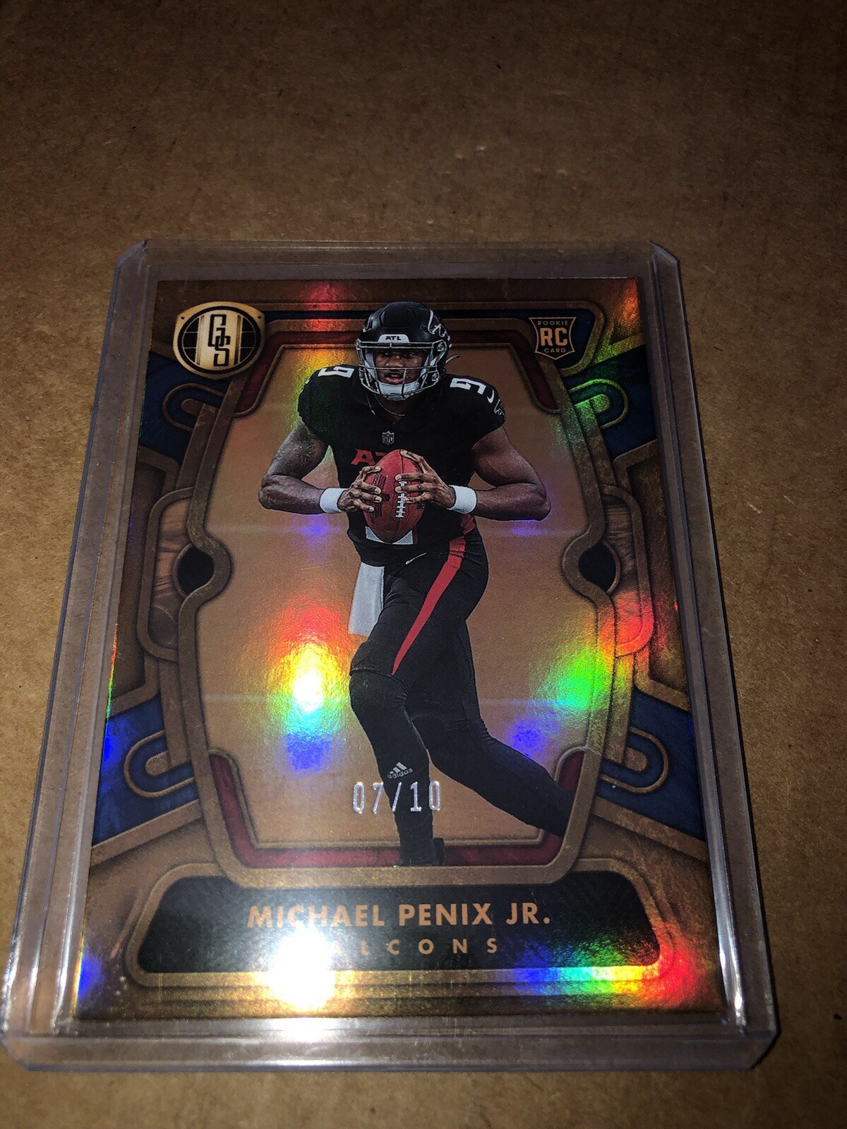 2024 Gold Standard Michael Penix Jr. RC Rookie Sapphire 7/10 Falcons J1SKW ssp
