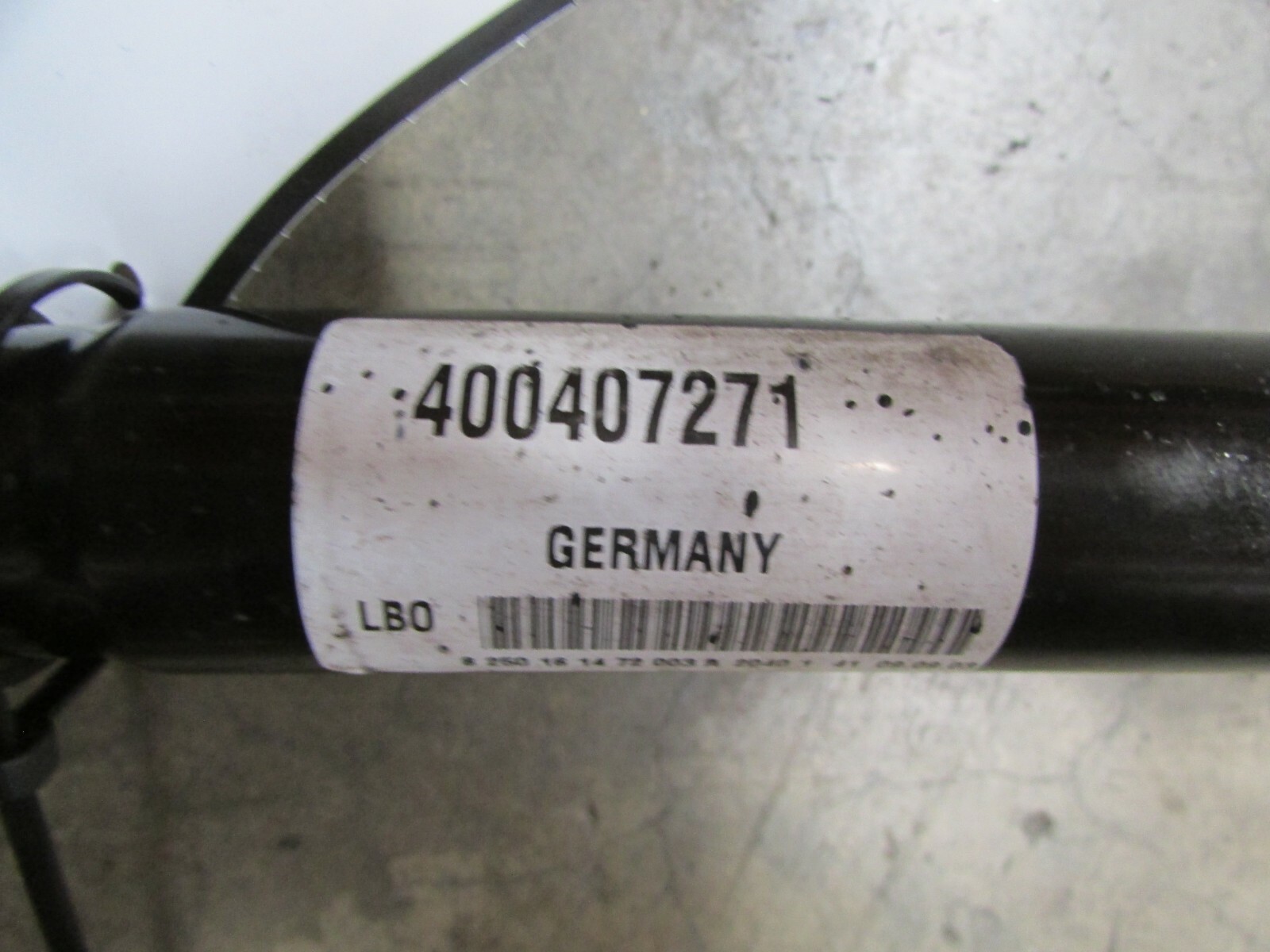 Lamborghini Gallardo Coupe, Spyder, LH Left Front Axle Shaft, P/N 400407271