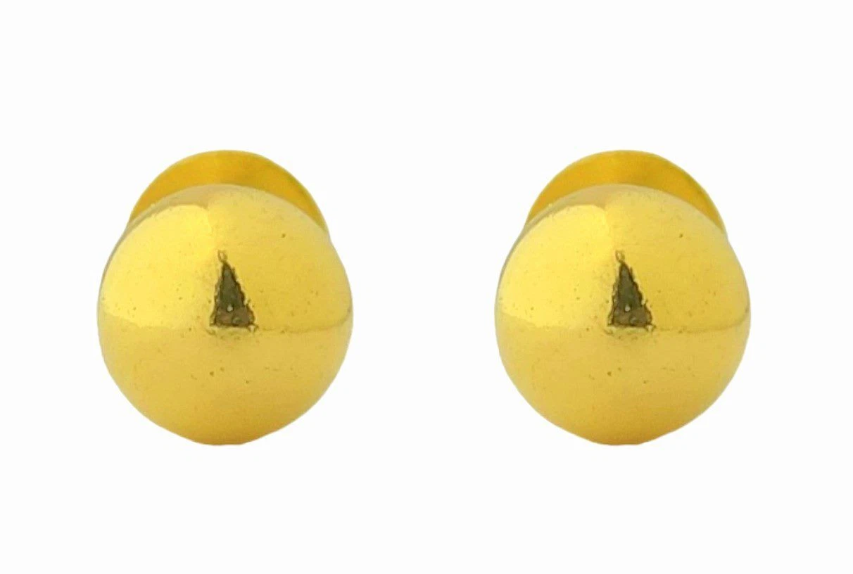 18K Real Certified Yellow Gold Supreme Design Earring