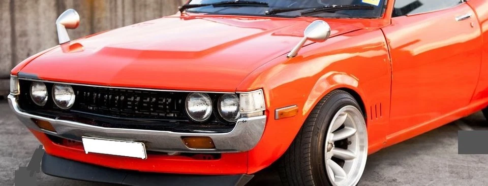 Toyota Celica TA22 TA20 - TA27 model 1970 77 front glass windshield open green - Image 4 of 4