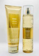 BATH BODY WORKS DAHLIA SET NEW - Body Cream / Fine Fragrance Mist