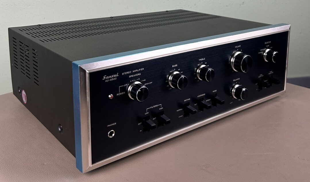 Sansui AU-6500 ステレオアンプ　サンスイ　レコード SANSUI AU-6500 STEREO AMPLIFIER ORIGINAL BOX NICE | eBay