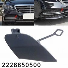 1Pc Front Bumper Tow Eye Cap Tow Hook Cover For 2018-20 Mercedes W222 S450/560,
