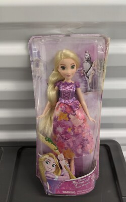 Disney Princess Royal Shimmer Rapunzel Doll 10'' New Damaged Box 2017 Tangled