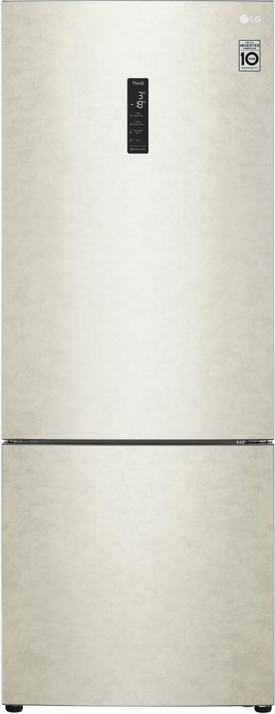 Lg Frigorifero Combinato No Frost 462 lt Classe E Sabbia GBB567SECMN