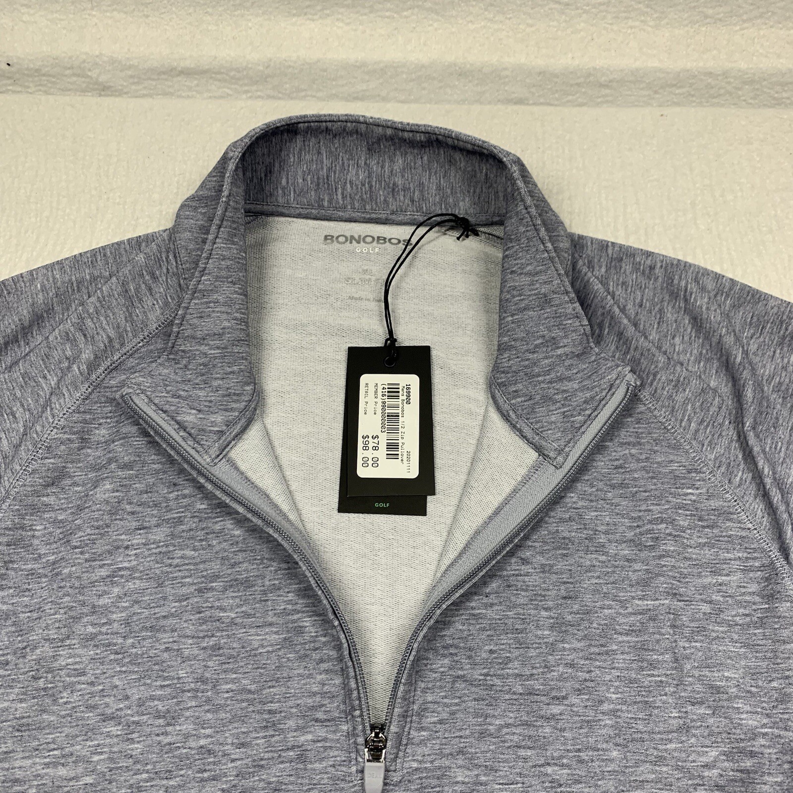 Bonobos Golf Playthrough Performance Half Zip Pul… - image 2