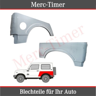Suzuki Samurai SJ 1981-1998 Kotflügel Hinten Paar Reparaturblech Seitenteil L+R