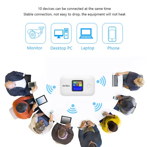 4G LTE Tragbare Mobiler WLAN Router Hotspot 150 Mbit/s WLAN Modem SIM Karte - Bild 4 von 15