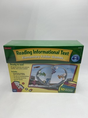 New Learning Resources Reading Informational Text Elementary Folder  Grades 4-5
