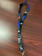 LOS ANGELES DODGERS BLACK/ BLUE KEY LANYARD……MLB