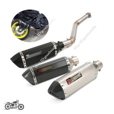 Slip On For CF-Moto 650MT 650NK 400NK 2014-2024 Exhaust Mid Pipe 51mm Muffler
