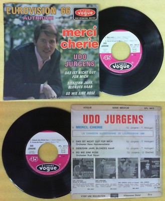 LP 45 7'' UDO JURGENS Merci cherie Das ist nicht gut fur mich no cd mc dvd vhs