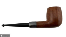 Vintage 1963 Barling Ye Olde Wood Billiard English Estate Smoking Pipe Sterling