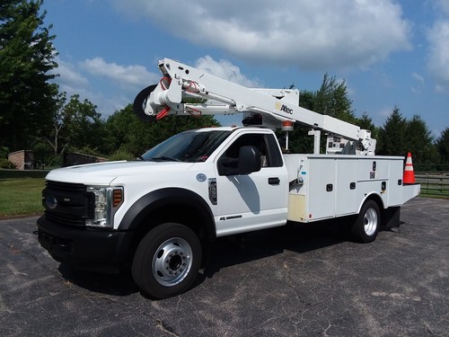 45' 2018 Ford F-550 Diesel Bucket Truck For Sale - Altec AT40G Boom - 55k Miles