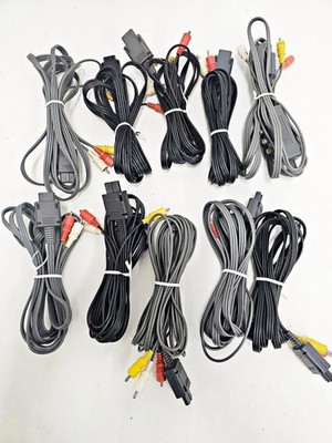 Nintendo Super Famicom GC N64 HORI AV Kabel Lot 10 Stück OEM LANG