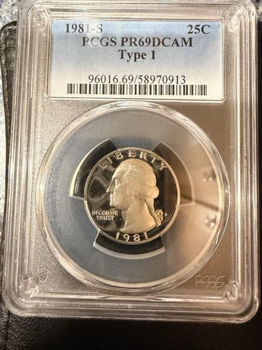 1981-S Washington Quarter Proof — photo from the most recent tracked eBay sale