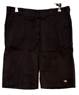Dickies Relaxed Fit Black Cell Phone Pocket Chino Work Shorts Mens