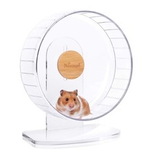 Silent Hamster Exercise Wheel - Adjustable Quiet Spinner for Small Pets
