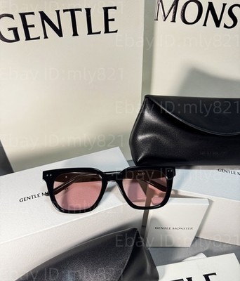 GentleMonster Nubo 01(V) Sunglasses Black Frame Pink Lenses | eBay