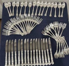 Gorham Chantilly Sterling Silver Flatware Set 63 Pc 16 Place Settings