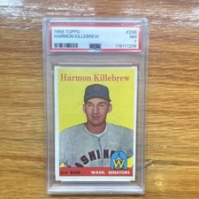 Topps 1958 Harmon Killebrew #288 PSA 7 Base Set Washington Senators