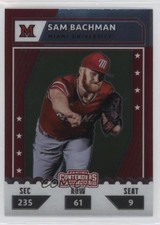 2021 Panini Elite Extra Edition College Tickets Optic Sam Bachman #CTO-SB et6