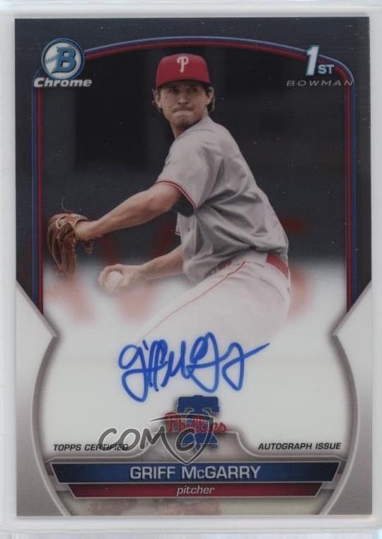 2023 Bowman Chrome Prospect Auto Griff McGarry #CPA-GM Auto