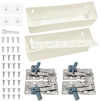 Upgraded 11'' Tip-Out Plastic Sink Trays + Steel LD-0220-50SC Soft Close Pivot...