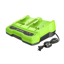 NEW SEALED Greenworks 24V 4A Dual Slot Charger - CAG817 - LAST ONE SHIPS QUICK