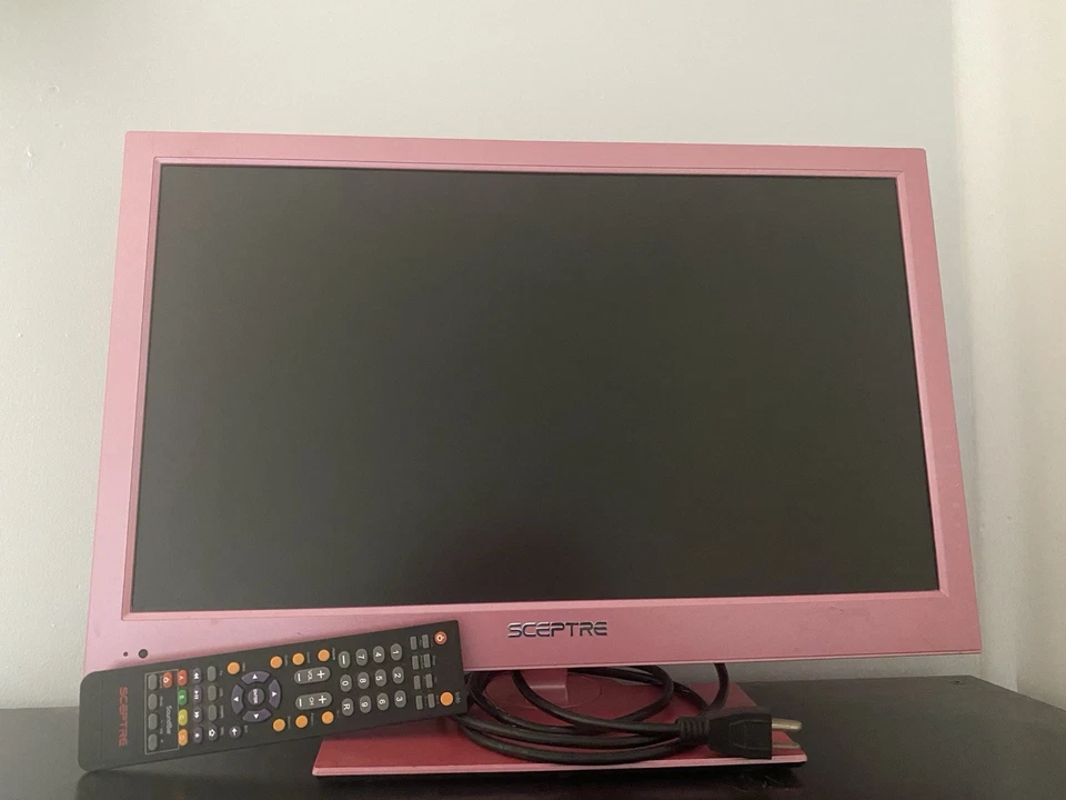 Pink Sceptre TV 23”/24”Retro Girl’s/Gaming Room - Local Pickup - Los Angeles - Image 2 of 4