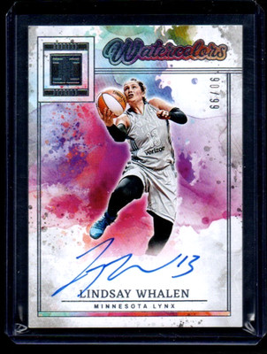 2025 Impeccable LINDSAY WHALEN Minnesota Lynx WATERCOLORS Autograph HOF 90/99