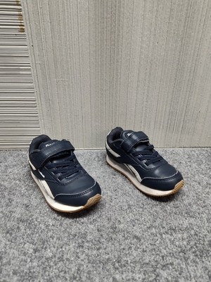 Reebok Royal Classic Sneakers Boy Toddler 7 Blue Lace Up Active Jogger Shoes