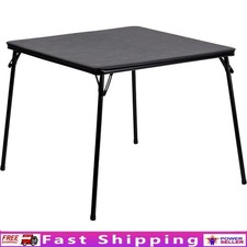 Multipurpose Folding Card Table Portable Game Night Non-Slip Top Seating 4 New