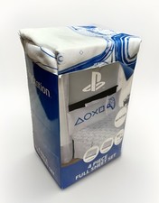 NUEVO Juego de sábanas completas de microfibra PlayStation 4 piezas ~ ajustadas/planas/(2) fundas de almohada