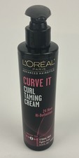 L'OREAL Paris Curve It Curl Taming Cream Strong Hold 6.8 Oz New