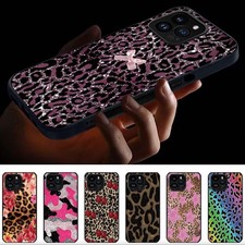 Leopard Matte Phone Cover Case For Apple iPhone 13/14/14 Plus/15/15 Pro/16/16E