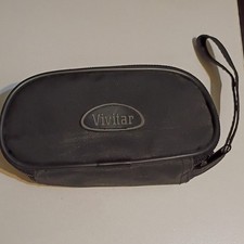 Vivitar PN2011 Focus Free 35mm Film Camera Beige Black with Case