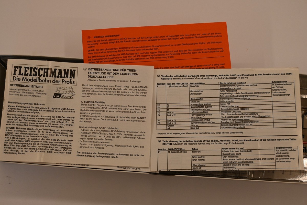 Fleischmann 74106 Br003 111-2 DB Dampflok digital Sound online