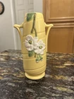 1930s  Weller ~Dogwood Blossom~  Flower Pottery Vase Art Deco - Yellow
