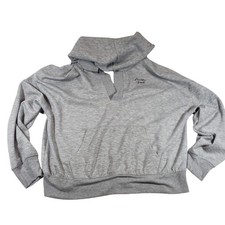 Justice Sport Gray Hoodie Sweatshirt Pullover Activewear Girls XL 16/18 