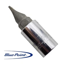 Blue Point Tools BLPFT14932 1/4" Drive Flat Bit Screwdriver 9/32" Chrome GUC F/S