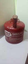 Eagle 9005-R 5 Gal Galvanized Metal Gas Can - Red - Good Condition, Solid 