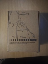 Jabra Engage 75 Black Wireless Ear-Pad (On the Ear) Headsets