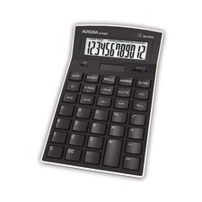 Aurora Desktop Calculator 12 Digit Black (DT930P)