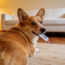 Dog Chew Toy, Bite and Brush Dog Chew Toy, Puppy Chew Toy with Bristles