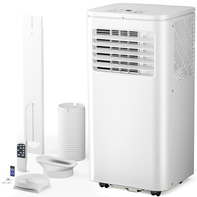 Portable Air Conditioner 8000 BTU, Remote Control, Fan Mode, Cools 350sq. ft,...