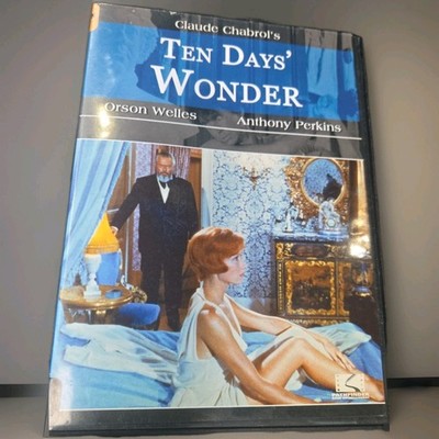Ten Days Wonder (DVD, 1972, 2003) Claude Chabrol Orson Wells Anthony Perkins 