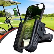 N52 Magnetic Phone Holder for Golf Cart 360° Rotation Mount for iPhone Samsung