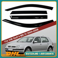 Luftabweiser Regenabweiser Schwarz Blende Windabweiser für VW Golf IV MK 4 97-03