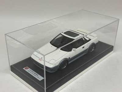 1/18 Ignition model Toyota MR2 ( AW11 ) in White on a custom